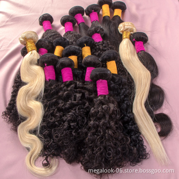Brazilian Raw Mink Hair Extension Packaging, 100 Remy Unprocessed Hair Vendors, Virgin Cuticle Aligned Human Hair Weave Bundles